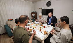 Cumhurbaşkanı Erdoğan, Kayacık ailesi ile iftar yaptı