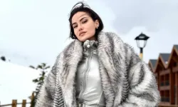 Fahriye Evcen kış tatilinden yeni kareler paylaştı