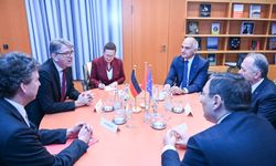 Bakan Ersoy ve Alman Bakan Weimer sergi öncesi buluştu