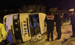 Kahramanmaraş'ta minibüs devrildi: 11 kişi yaralandı