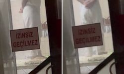 Sakarya’da skandal görüntü! Tatlı hamurunu ayağıyla çiğnedi