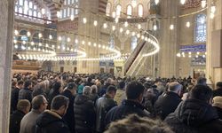 4 yıl aradan sonra Selimiye Camii’nde ilk cuma