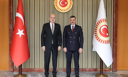 TBMM Başkanı Kurtulmuş, İçişleri Bakanı Çiftçi'yi kabul etti