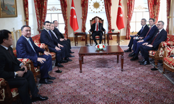 Cumhurbaşkanı Erdoğan, TDT’nin dışişleri bakanlarını kabul etti