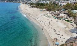 Bayram arifesinde Alanya’da yaz havası