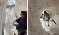 Evlerinden çıkabilmek için tüne kazdılar! Hem sığınak hem yaşam koridoru...