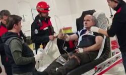 Göğüs boşluğuna demiri saplanan işçi yaralandı: Ameliyatına itfaiye girdi