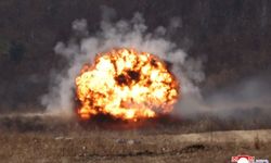 Kuzey Kore'de tank birliklerinin katılımıyla taktik saldırı tatbikatı