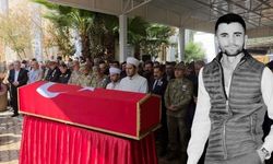 Şehidi, annesi ve kız kardeşleri gözyaşları içerisinde son yolculuğuna uğurladı
