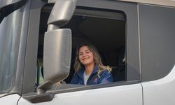 Sıradan hayatından sıkılan genç kadın uzun yol tır şoförü oldu
