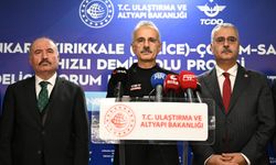 Ankara-Çorum arası hızlı trenle 1 saat 20 dakika olacak