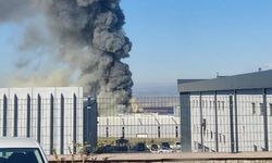 Ankara'da fabrika yangını