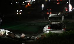 Ankara'da takla atan otomobildeki 1 kişi hayatını kaybetti