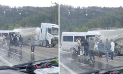 Antalya- Isparta karayolunda tır ve minibüs çarpıştı: 7 ölü