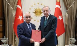 Cumhurbaşkanı Erdoğan, AYM Başkanı Kadir Özkaya'yı kabul etti