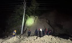 Düzce'de yamaçta mahsur kalan 3 kişi kurtarıldı