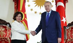 Cumhurbaşkanı Erdoğan, Davkova ile görüştü