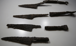 Hadrianopolis Antik Kenti'nde 1500 yıllık bıçaklar gün yüzüne çıkarıldı