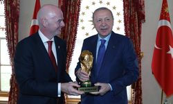Cumhurbaşkanı Erdoğan FIFA Başkanı Infantino'yu kabul etti