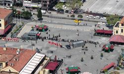 Samsun'da şampiyonluk maçı heyecanı! Uzun kuyruklar oluştu