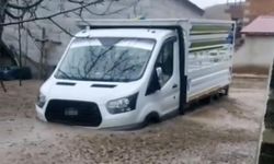 Tatvan’da sel felaketi! Araçlar ve hayvanlar mahsur kaldı