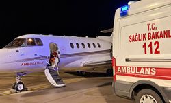 Tokat'ta ambulans uçak 18 günlük bebek için havalandı