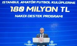 Amatör futbol kulüplerine 180 milyon lira destek sağlanacak
