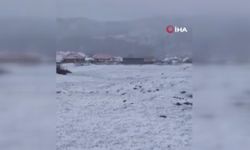 Ankara'ya Mayıs ayında kar yağdı