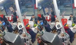 "Bakar mısın?" deyip market çalışanına kafa attı! O anlar kamerada...