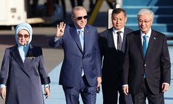 Cumhurbaşkanı Erdoğan, Kazakistan'a geldi