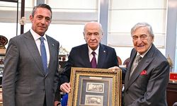 MHP Lideri Bahçeli, Rahmi Koç ve Ali Koç'u kabul etti