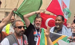 Nelson Mandela'nın torunundan Libya'da Küresel Sumud Kara Filosu'na destek