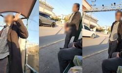 Otobüs durağında mide bulandıran anlar: Genç kadını böyle taciz etti!