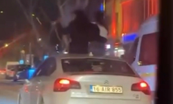 Trafiği hiçe saydılar! Bursa'da sunroof şovu pahalıya patladı