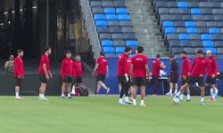 A Milli Futbol Takımı, Los Angeles'taki ilk antrenmanını gerçekleştirdi
