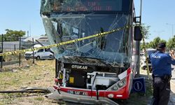 Başkentte EGO otobüsü kazaya yaptı: 1 ölü, 9 yaralı