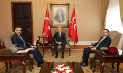 Bakanlar Çiftçi ve Gürlek Bahçeli ile bir araya geldi