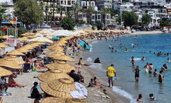 Bodrum'da sahiller doldu taştı