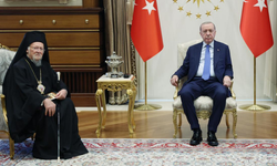 Cumhurbaşkanı Erdoğan, Fener Rum Patriği Bartholomeos'u kabul etti