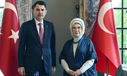 Emine Erdoğan, Çevre, Şehircilik ve İklim Değişikliği Bakanı Kurum ile görüştü