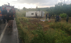 Isparta’da tur minibüsü şarampole yuvarlandı: 5 ölü, 25 yaralı