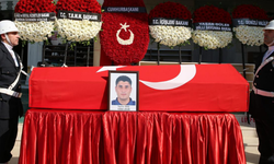 Şehit polis memuru Tayfun Baş Denizli’de son yolculuğuna uğurlandı