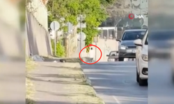 Uygulama noktasını gören servis şoförü kaçtı, polis peşine düştü: Film gibi kaçış kamerada!