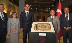 ABD'den iade edilen Zeugma Mozaik Paneli evine kavuştu