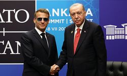 Cumhurbaşkanı Erdoğan, Macron ile görüştü