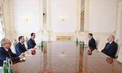 Azerbaycan Cumhurbaşkanı Aliyev Adalet Bakanı Gürlek'i kabul etti