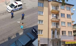 Yarı çıplak sokağa çıkan kadın 3'üncü kattan atladı