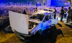 Tırla çarpışan otomobil şarampole uçtu! 1'i ağır 5 yaralı