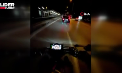 Bursa'da yürekleri ağza getiren kaza kamerada! Motosikletli metrelerce savruldu