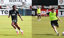 Beşiktaş’ta yeni transferler Poku ve Miretti ilk antrenmanlarına çıktı